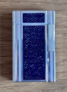 S. T. Dupont Paris – Ligne 1 – Silber/Blau – Sammlerstück