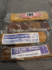 4x Buddhist Monk's fabric Thai Belt Shaolin Temple fabric Grade AA