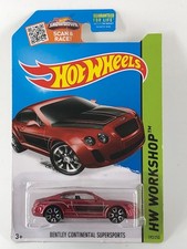 Hot Wheels Bentley Continental Supersports Red 2015 HW Workshop 192/250