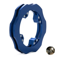 Blue Rear Dual Sprocket Chain Guard For Yamaha Raptor 350 700 YFM700R YFZ450R/X