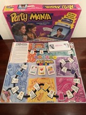 Party Mania 1993 Interactive VCR Board Game Parker Brothers Works