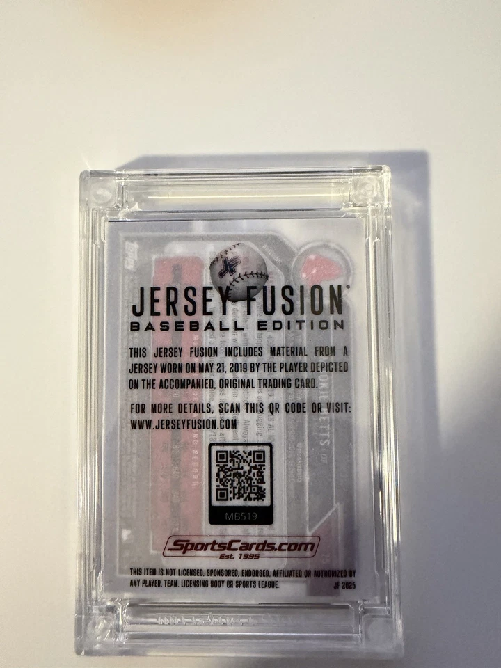Mookie Betts Boston Red Sox Jersey Fusion /10 - Bild 2 von 2