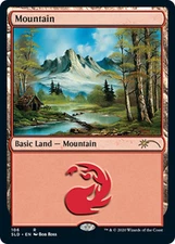 Mountain (Secret Lair Bob Ross 106) FOIL Promo NM Basic Land MAGIC CARD ABUGames