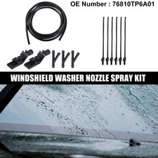 1 Set Windshield Washer Water Nozzle Spray No.76810tp6a01 For Honda Accord 1 Set Windshield Washer Water Nozzle Spray No.76810tp6a01 For Honda Accord