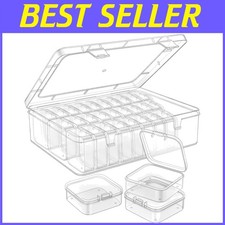 Mini Clear Storage Containers for Jewelry Making