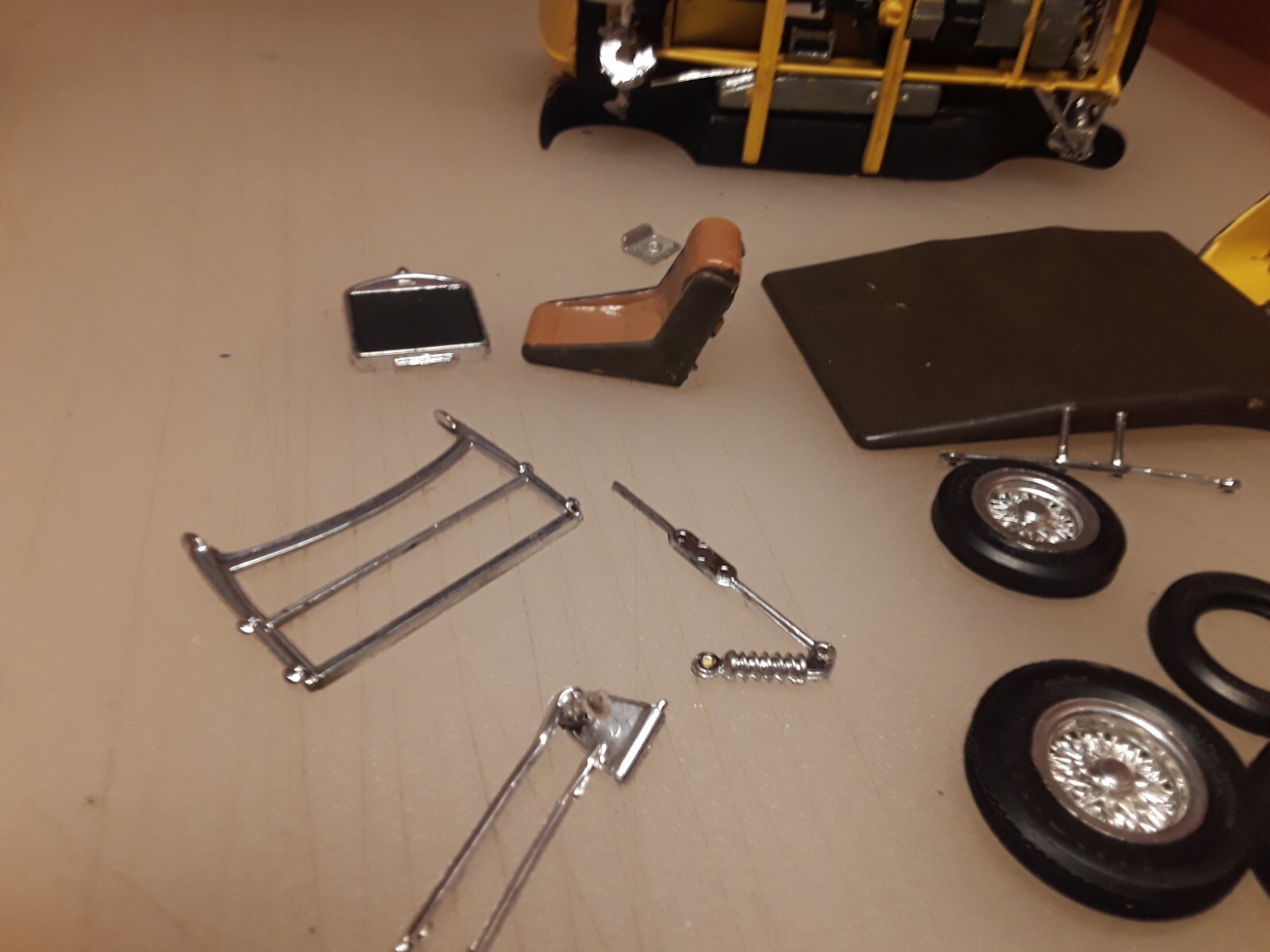 Hot Rod parts model car junkyard parts lot eBay