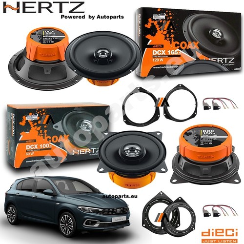 Kit 4 Casse Altoparlanti Hertz DCX 165-DCX 100 Ant+Post per Tipo II dal 2015
