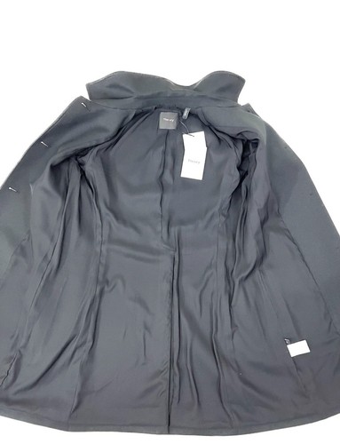 NWT - THEORY Izzurc Prospective Black Long Jacket Coat - Size S - Picture 9 of 12