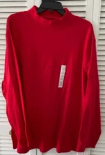 Croft & Barrow Women Plus 3X Mock Neck Long Sleeves %100 Cotton Top NWT 