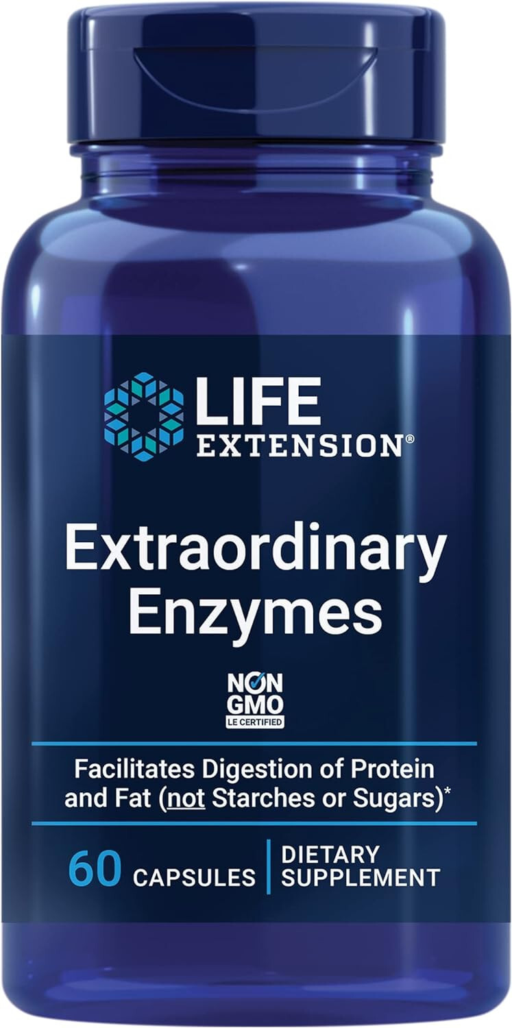 Life Extension Extraordinary Enzymes 60 Capsules