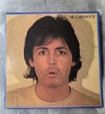 【未使用・シールド】Paul McCartney レコード LP ２枚セット PAUL MCCARTNEY II RECORD ALBUM 1980 VINYL LINDA BEATLES WINGS