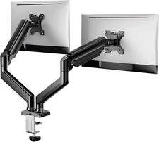 ErGear Dual Monitorm mount Stand-up to 32" screen-max 22lb- black