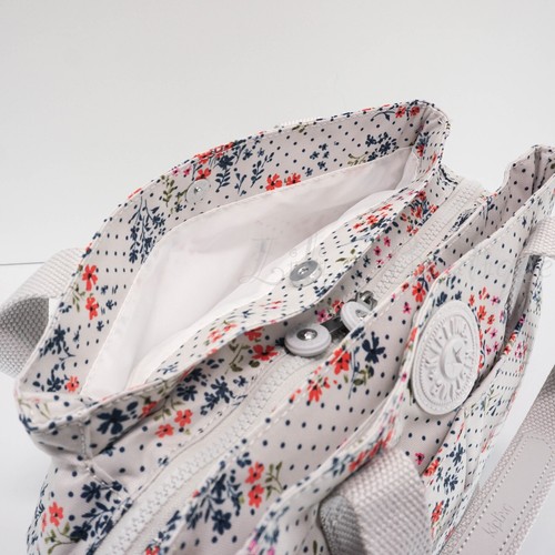 NWT Kipling KI0739 Kenzie Handbag Shoulder Purse Polyester Radiant Bouquet Multi - Picture 6 of 13