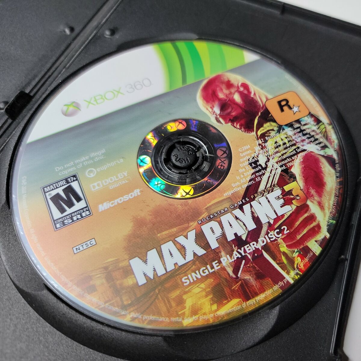 CUSTM CASE REPLACEMENT NO DISC Max Payne 3 XBOX SEE DESCRIPTION