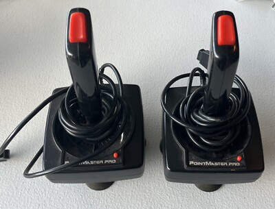 PointMaster Joystick Controller/Control Pad Atari Discwasher Point Master Both!