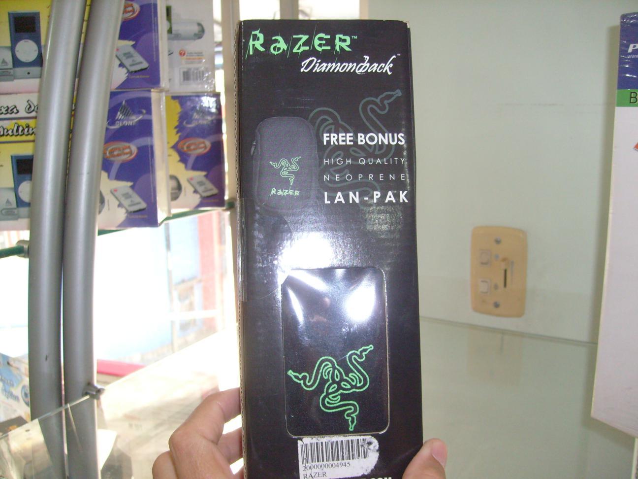 RARE Mouse Razer Diamondback Chameleon Green 2004 SEALED FOR COLLECTORS - Picture 12 of 12