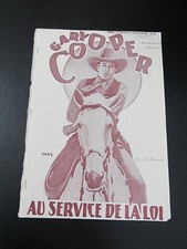 THE LAST OUTLAW VINTAGE FRENCH PRESSBOOK 1927 GARY COOPER JACK LUDEN BETTY JEWEL