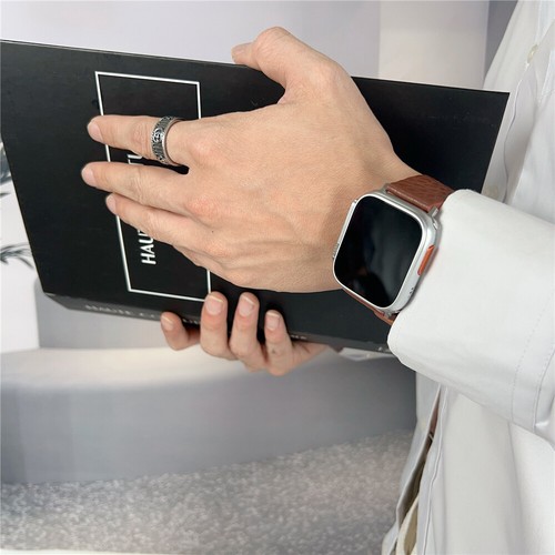 Soft Leather Strap Band for Apple Watch 11 10 9 8 7 6 SE 40/44/41/45/42/46/49mm - Picture 12 of 17