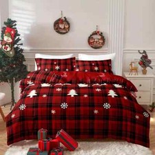 3-Piece Christmas-Themed Duvet Cover Set - Soft, Breathable, and Hypoallergenic