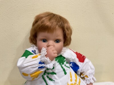 VTG. 2000 LEE MIDDLETON DOLL, SMALL WONDER THUMBSUCKER, 16 INCHES, REVA SCHICK