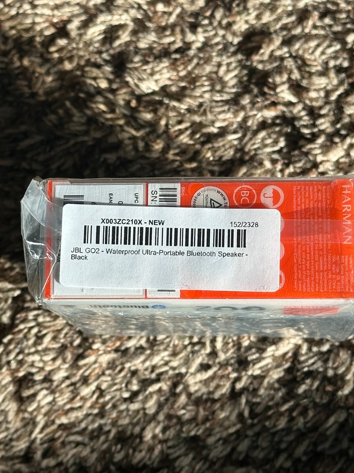 JBL GO2 Bluetooth Speaker Waterproof Black Portable Speaker eBay