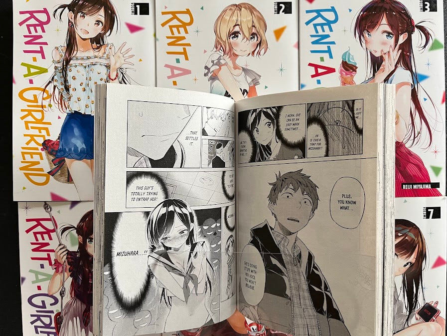 Manga Set of Seven - Rent A Girlfriend Volumes 1-7 | eBay