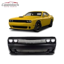 For 2008-2014 Dodge Challenger Hellcat Style SRT Front Bumper Body Kit Grill