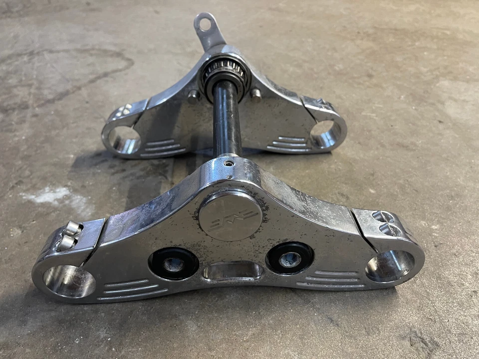 Harley-Davidson Sportster 883 1200 Billet Cyril Huze 1999-2003 triple poste de árbol Foto 3 de 4