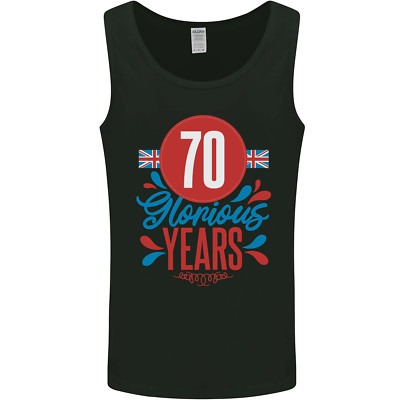 Glorious 70 Jahre 70. Geburtstag Union Jack Flagge Herren Weste Tank Top