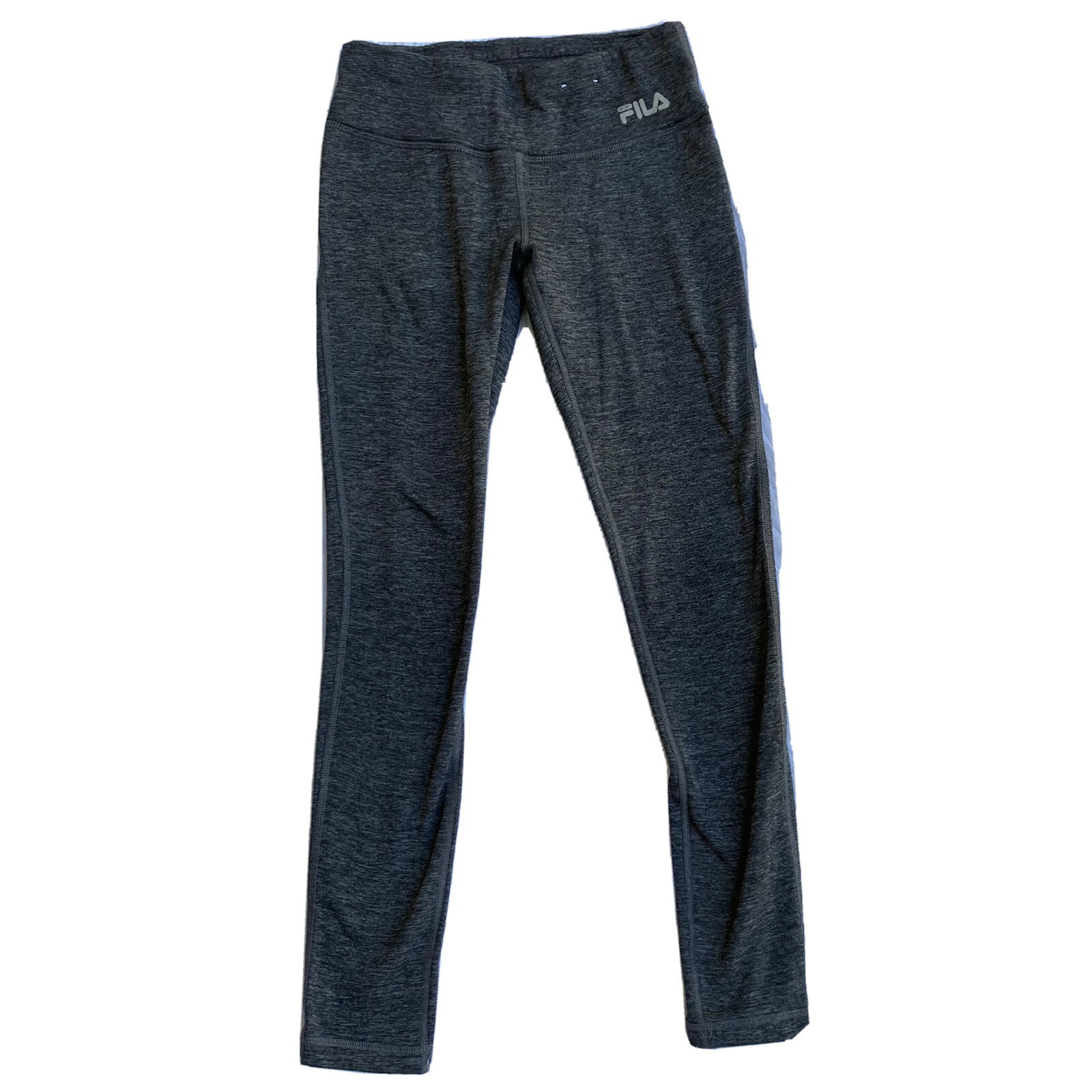 Leggings Fila Sport Tg XS Tru Dri Low Rise Atletico Grigio Yoga Corsa Allenamento