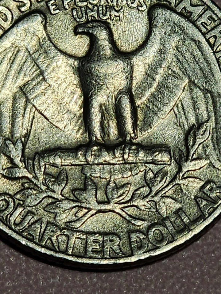 1965 Washington Quarter - No Mint Mark- Rim Letters, Filled A Errors-US Coin - Image 3 of 4