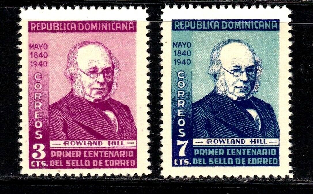 Dominican Republic stamps #356 - 357, MH OG