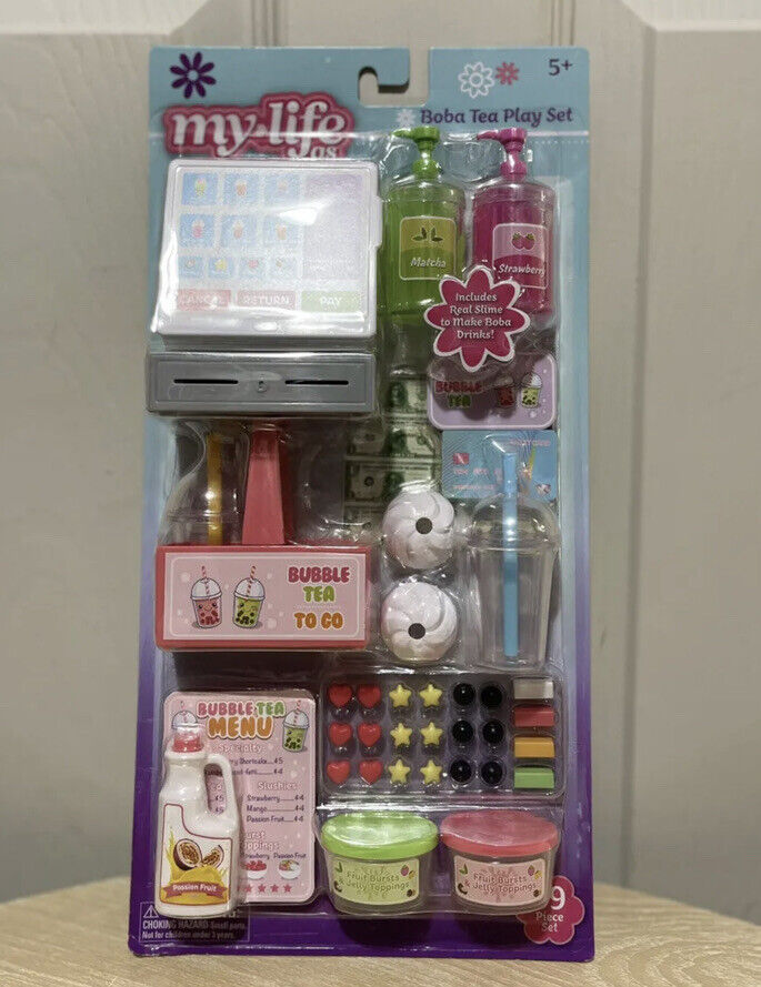 My Life As 39-Piece Bubble Tea Play Set for 18” Dolls 