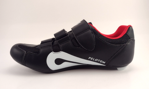 Peloton Cycling Shoes Black Red Biking EU 42 US Mens 8.5 US Womens 11 - Picture 4 of 10