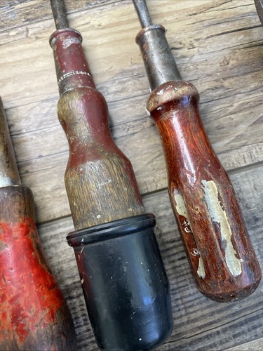 Vintage Screw Driver, Shears Set 4 Pieces 1940s Miller Falls/A. G. & J. Products - Picture 6 of 12