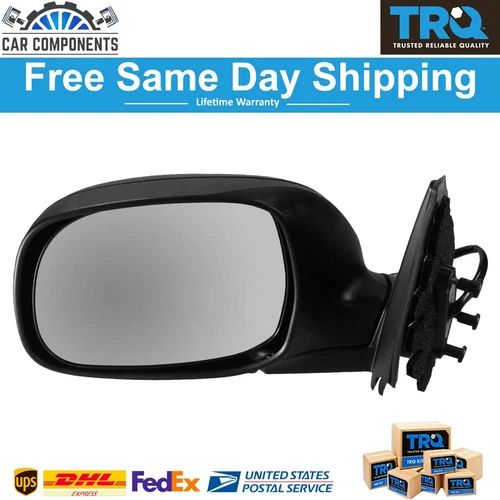 TRQ New Folding Power Mirror Driver Side For 2001-2007 Toyota Sequoia Tundra