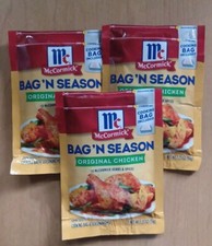 (3) McCormick Bag N Season   Original Chicken...