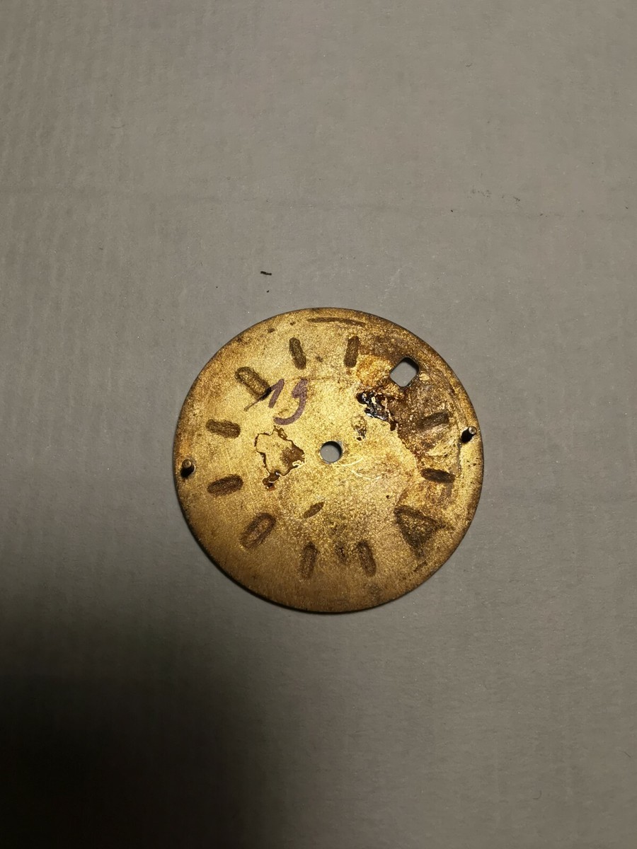 Cadran De Montre TAG Heuer Quartz - Diamètre 24,5 Mm, Sans Chiffres, Occasion, Fabrication Suisse
