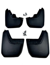 2023-2026 GMC Canyon Front & Rear Molded Splash Guards Black Genuine OEM GM
