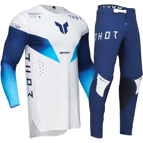 Set attrezzi da corsa maglia motocross fuoristrada moto dirt bike maglie tuta moto - Foto 21 di 24