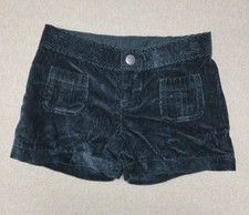 NWT GAP KIDS Girl's 14 Regular Black Corduroy Shorts Adjustable Waist