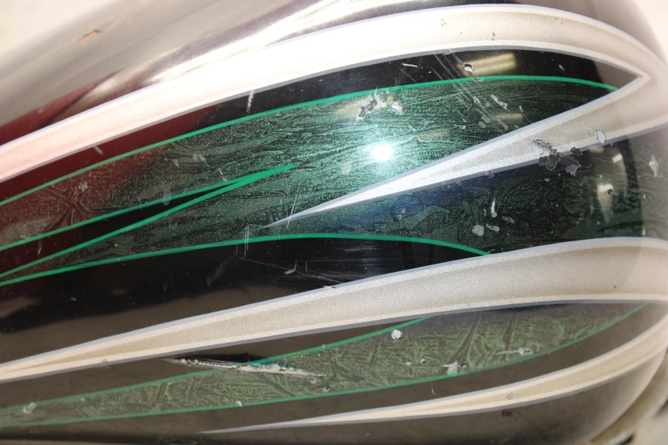 Harley-Davidson Heritage Softail Classic 1989 FLSTC tanque de gasolina personalizado gasolina Foto 2 de 4