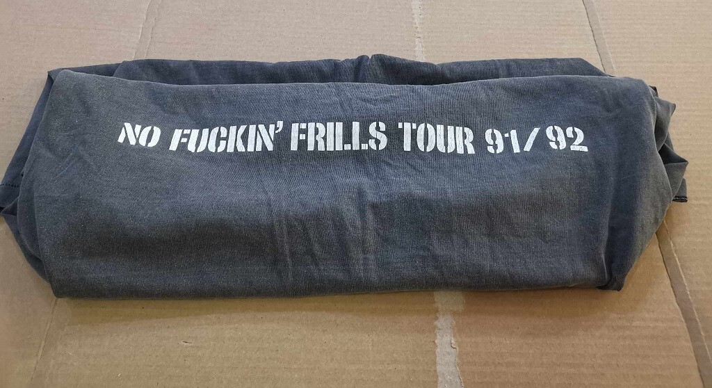 FILA SKID ROW NO F#CKIN' FRILLS TOUR 91 92 Tour T shirt