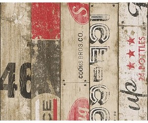Carta da Parati per cucina | Legno Bar Red di alta qualità effetto ... Carta da Parati per cucina | Legno Bar Red di alta qualità effetto ...