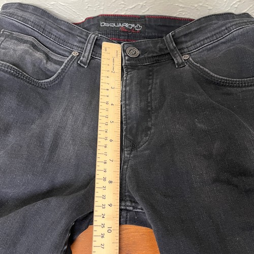 DSquared2 Jeans Mens 31x34 (31x32) Black Slim Fit 5311 - Picture 8 of 18
