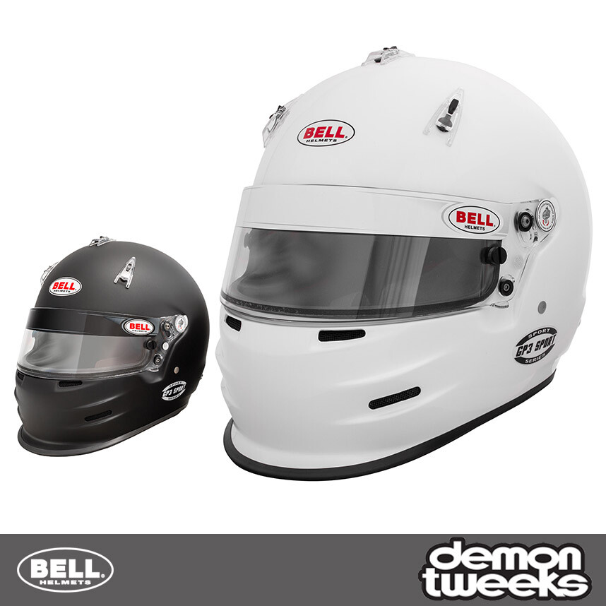 Bell GP3 Sport Helmet FIA 8859-2015 Approved, Duckbill Spoiler,  Lightweight