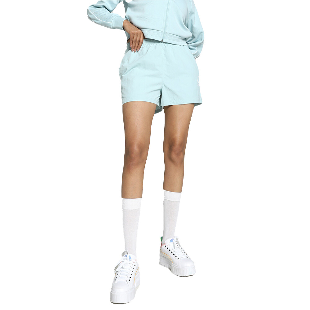 Шорты Puma Classics ALine Женские синие повседневные спортивные штаны 624242222