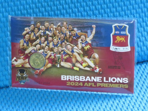 BRISBANE LIONS AFL GRAND FINAL PNC COIN RAM $1 LIMITED EDITION PREMIERS FOOTY - Picture 12 of 17