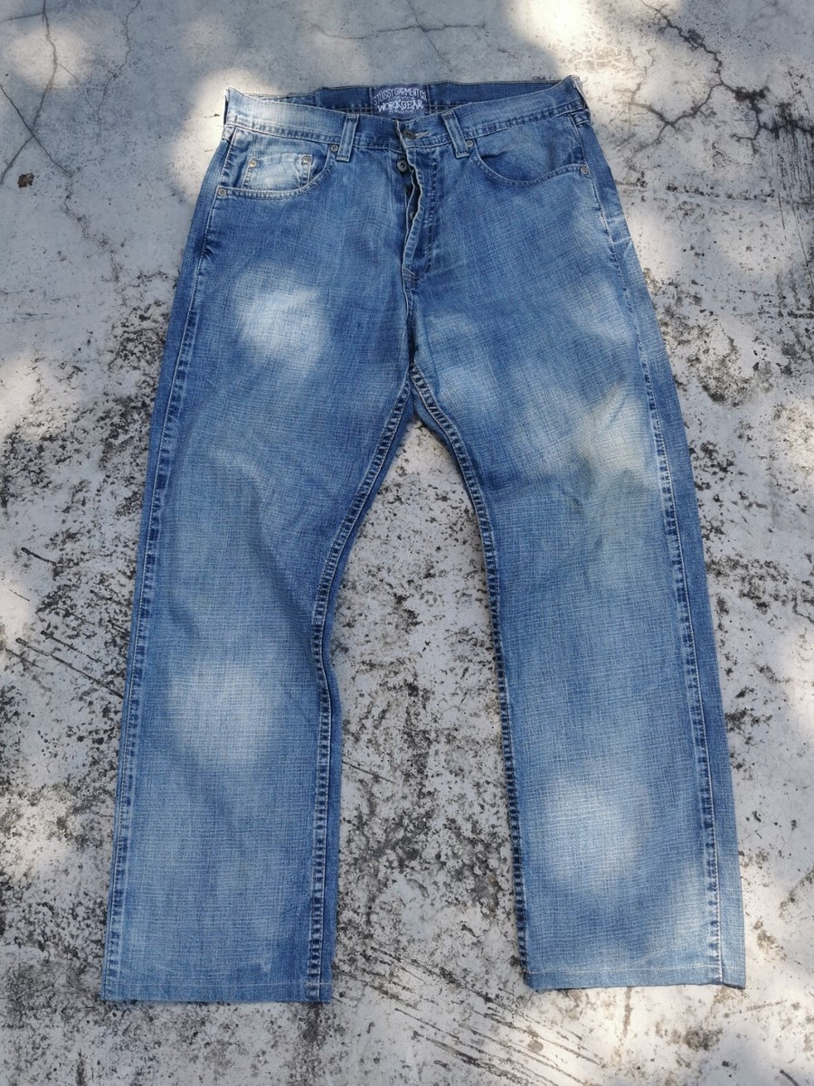 Vintage Stussy Workwear Denim Baggy Style Hip Hop | eBay Vintage Stussy Workwear Denim Baggy Style Hip Hop | eBay