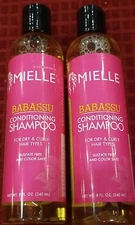 Mielle Babassu Co-Wash Conditioning Shampoo 8 Oz For Dry & Curly Hair Lot Of 2